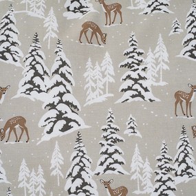 4Home Christmas forest pamut ágyneműhuzat, 140 x 200 cm, 70 x 90 cm, 140 x 200 cm, 70 x 90 cm