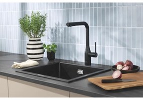 GROHE 31651AP0 - K700 konyhai mosogató 560 × 510 mm gránit/fekete