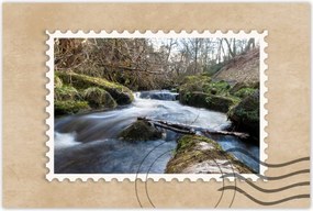 Poszterek 120x80 Okos hegyi folyó