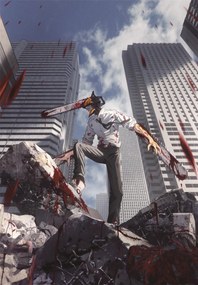 Chainsaw Man Bloody 1000 db-os puzzle Clementoni