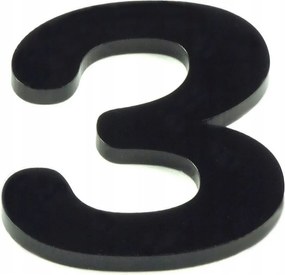 3D szám/betű plexiből, 5 cm magas