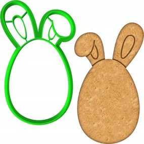 Húsvéti Forma Mézeskalács lyukasztó Húsvéti Tojás 8cm