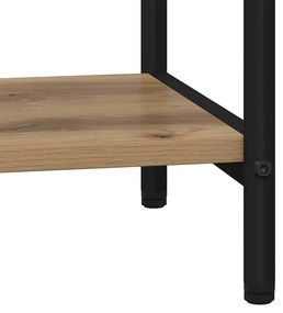 Könyvespolc kézműves tölgy 40 x 30 x 109 cm Faanyag