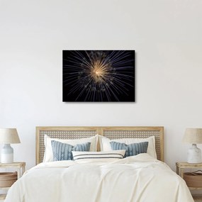 Tűzijáték képe (üvegen) (70x50 cm)