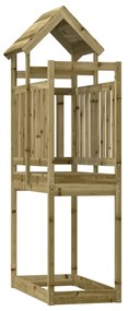 impregnált fenyőfa játszótorony 52,5 x 110,5 x 214 cm