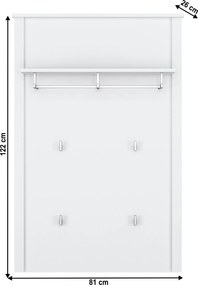 Fogas panel 80, fehér, OLJE
