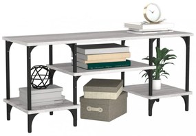 szürke sonoma színű szerelt fa TV-szekrény 102x35x45,5 cm