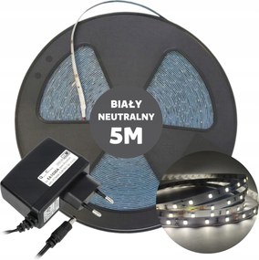 Led szalag konyhai szalag fehér semleges 5m tápegységgel