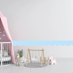 PIPPER. Textil öntapadó tapéta - Mini Ív - Tengerészkék szín Szín: Sápadt