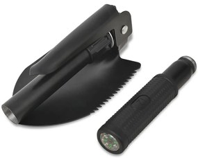 vidaXL összecsukható ásó szénacél fekete