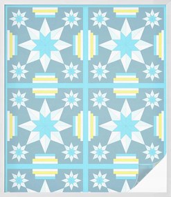 Furnérfólia Adatvédelem Szélvédőkhöz és Ablakokhoz Csillag mintás 100x116