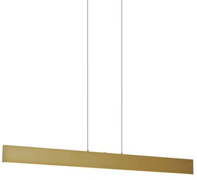 Modern függőlámpa sárgaréz LED-del, 3 lépésben dimmelhető - Straight