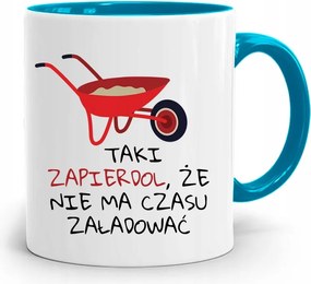 Kék Bögre Építőknek Ilyen Zapier*ol fényképes nyomattal