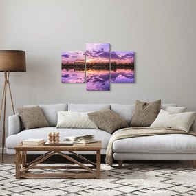 Lila ég képe (90x60 cm)