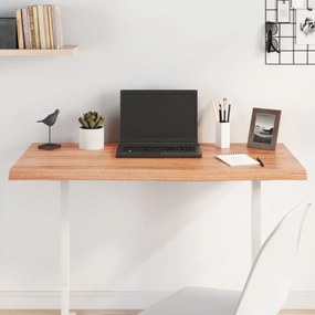 világosbarna kezelt tömör tölgyfa asztallap 100x40x(2-4) cm