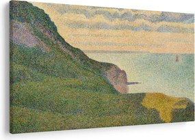 Kép - Georges Seurat, Seascape at Port-en-Bessin, Normandy, reprodukciók (90x60 cm)