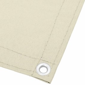 krémszínű 100% oxford poliészter erkélyparaván 90 x 1000 cm