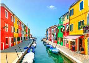 Kép - Burano sziget, Velence, Olaszország (70x50 cm)