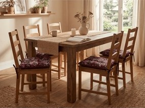 Székre való ülőpárna MAZAKO 38x38 cm, rózsaszín