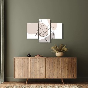 Kép - Női test vonal művészet N⁰1 (90x60 cm)