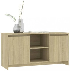 sonoma tölgy színű szerelt fa TV-szekrény 102 x 36 x 50 cm