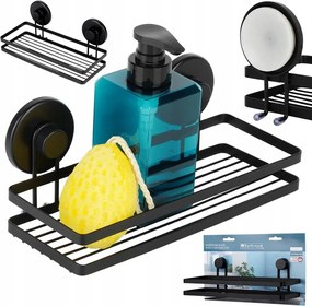 Fürdőszobai polc tapadókorongos fali zuhany kiegészítők kozmetikumok