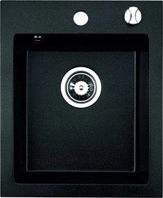 Gránit mosogató Konyhai mosogató Rigo egymedencés, csepegtető nélküli
