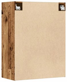 antik fa színű függő faliszekrény 69,5 x 34 x 90 cm