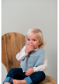 Oslo szürke muszlin előke - Kindsgut