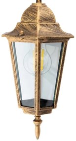 Kültéri csillár láncon 1xE27/60W/230V arany IP44