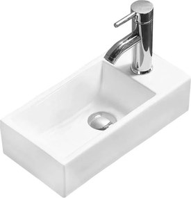 Mexen Inez balra szerelt mosdókagyló 45 x 25 cm, fehér - 21434500L