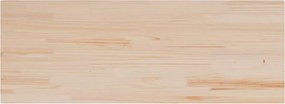 vidaXL tömör fenyőfa téglalap alakú asztallap 110 x 40 x 2,5 cm