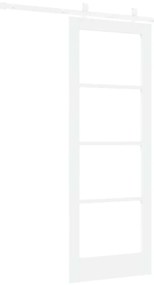 Csúszóajtó Fehér 73.5 x 198.5 cm Fa és fém