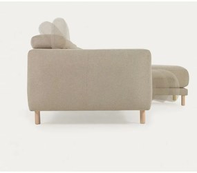 Bézs sarokkanapé (jobb oldali) Singa - Kave Home