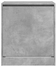 betonszürke szerelt fa cipőszekrény 60 x 42 x 69 cm