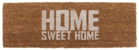 Home Sweet Coir lábtörlő fehér felirattal, 75 x 26 cm - PT LIVING