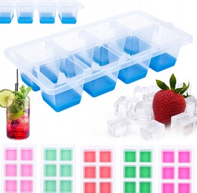 Jégformåk 8 db jégkockatartó szilikon 25,5x13 cm