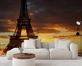 Gario Fotótapéta Az Eiffel-torony naplementében Anyag: Vlies, Méret: 100 x 70 cm