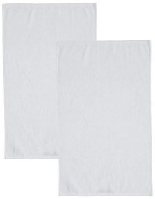 Fehér gyorsan száradó frottír pamut fürdőlepedő szett 2 db-os 90x140 cm Quick Dry – Catherine Lansfield