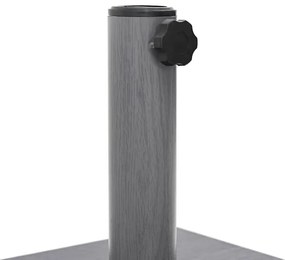 Kültéri Napernyő Tartók Sötét fa 45 x 45 x 31.5 cm Acél, Beton