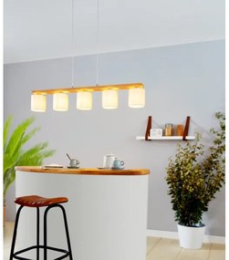 Eglo 901291 - Kábelre függesztett csillár CASTRALVO 5xE27/28W/230V