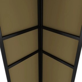 tópszínű dupla tetős pavilon 3 x 6 m 180 g/m²