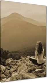 Vászonkép 80x120 Pillantás felülről Gondolatok