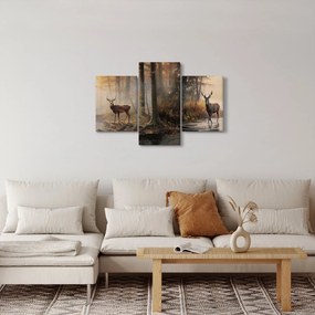 Kép - Vintage vadvilág festmény (90x60 cm)