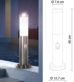 Globo 3158S - Kültéri lámpa érzékelővel DACIA E27/60W/230V IP44