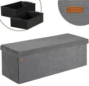 Deuba Tárolópad 114x38x38 cm - antracit