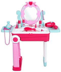 Gyermek fésülködő asztal kofferban 2az1-ben Baby Mix