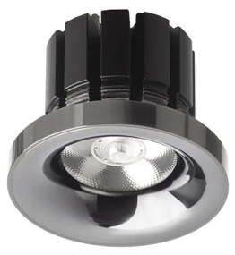 RENDL SHARM PLUS zápustná černý chrom 230V LED 10W 24° 3000K