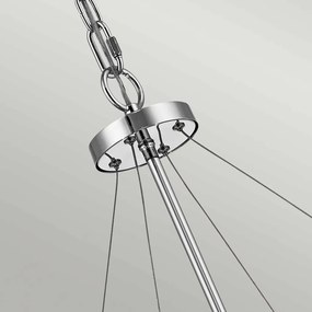 Kichler Piper KL-PIPER-6P-PC Függőlámpa 6x60W/E14