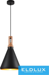 UNIVERSO Függeszték 1xE27 max.60w D250x270x1300mm IP20 fekete/arany 5év